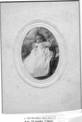 J. Howard Beckett, age 10 weeks, 2 days.