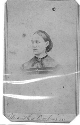 Martha (Coburn) Perry (1812–1893), 2nd wife of Elijah Perry. V-3-10