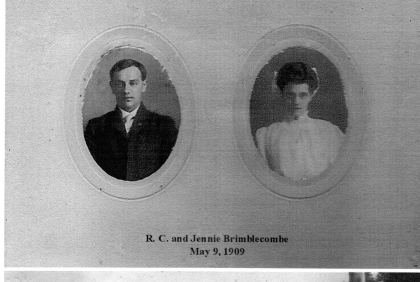 R. C. and Jennie Brimblecombe, May 9, 1909