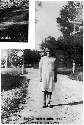 Ruby Brimblecombe, 1931. 11/9/1918 – 3/15/1932