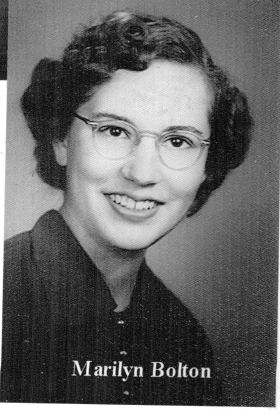 Marilyn Bolton, youngest daughter of Maidene (Walbridge) Bolton (1893–1986) and Raymond Blaney Bolton.