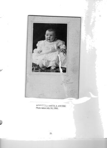 Citizens of Cabot, Book 1, Page 21: Smith, Winniford Wyman (b. 4/9/1906)