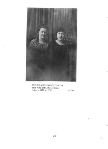 Citizens of Cabot, Book 1, Page 30: Smith, Esther & Dorothy