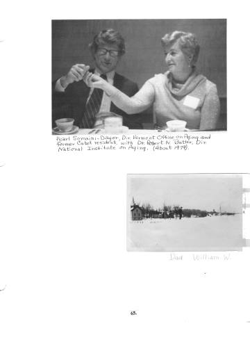 Citizens of Cabot, Book 1, Page 65: Somaini-Dayer, Pearl and Dr. Robert N. Butler; William W. "Dad"