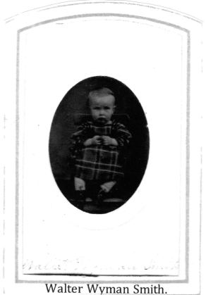 Walter Wyman Smith, as a child.