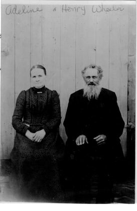 Henry Howe Wheeler and Adeline Ainsworth Wheeler, 1901. (Married on Feb. 9, 1862.)