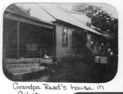 Grandpa Read's house in Cabot.