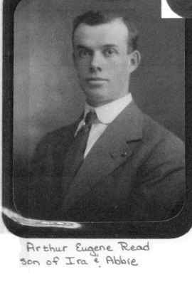 Arthur Eugene Read, son of Ira & Abbie.