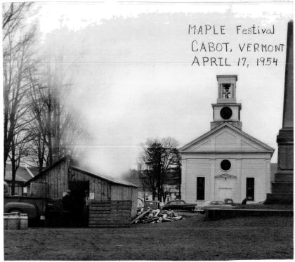 Maple Festival, Cabot, Vermont, April 17, 1954.