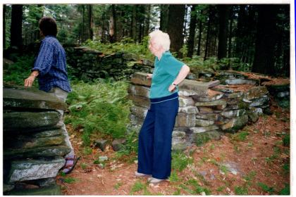 Jennie Smith Donaldson at the Center of Town historic site.