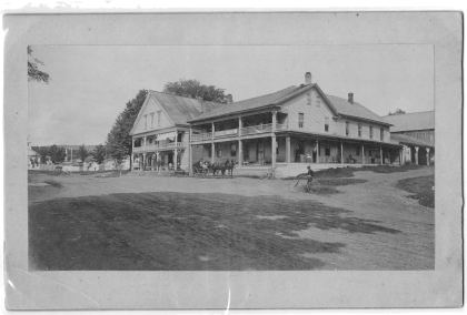 Cabot Vt. Hotel [Winooski Hotel]. "My mother, Winona Eunice O'Neil Goodall, was born here on December 30, 1898. On the side porch, my grandmother, Florence…