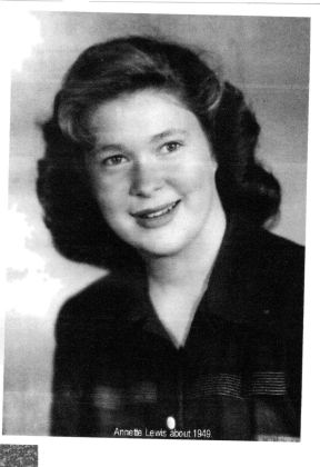Annette Lewis, about 1949.