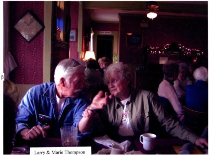 Larry & Marie Thompson, Danville Restaurant.