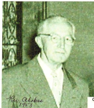 Rev. Ahokas, 1953.