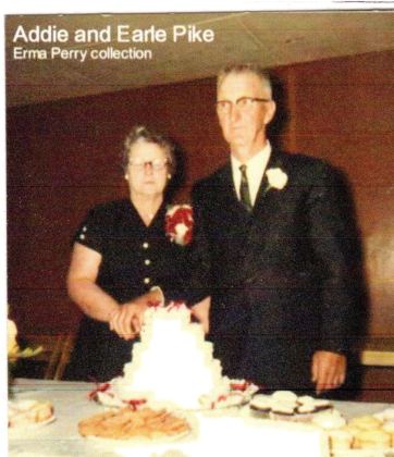 Addie and Earle Pike, anniversary. (Erma Perry collection.)