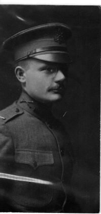Lieut. Philip E. Barney (?), 1st Vt. Bn., 157th Depot Brig., Camp Gordon, Ga. On the back of this picture postcard: "Atlanta, January 16, 1918. Yes, I've…