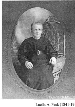 Luella A. Peck (1841–1915). (Ann Peck Harding collection.)