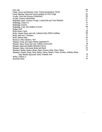 Citizens of Cabot, Book 2, table of contents (4 of 4)