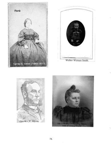 Citizens of Cabot, Book 2, Page 14: Gould, Olive (Stone), wife of George Gould; Smith, Carley S.; Smith, Walter Wyman, child; Stone, Charles F.