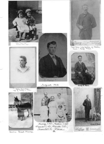 Citizens of Cabot, Book 2, Page 23: Read and Morse family photos