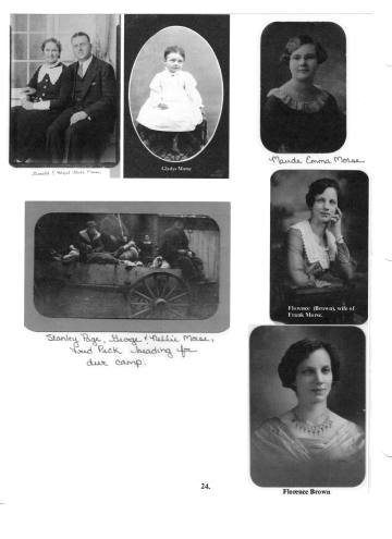 Citizens of Cabot, Book 2, Page 24: Read and Morse family photos