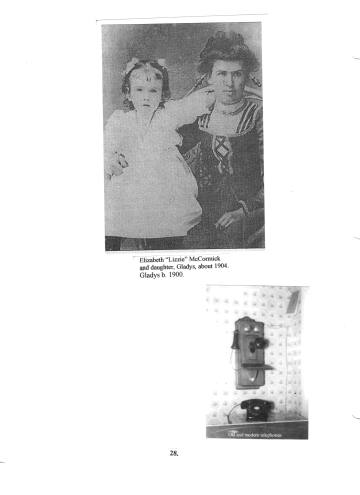 Citizens of Cabot, Book 2, Page 28: Telephone, wall type, 1920's and 30s