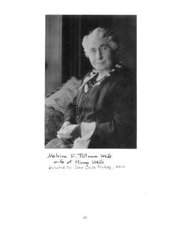 Citizens of Cabot, Book 2, Page 47: Wells, Melvina F. (Putnam)