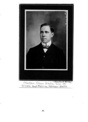Citizens of Cabot, Book 2, Page 49: Wells, Merton Dean