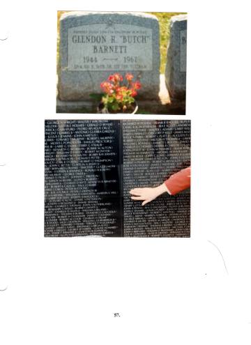 Citizens of Cabot, Book 2, Page 57: Barnett, Glendon "Butch" memorial