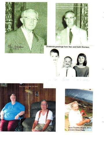 Citizens of Cabot, Book 2, Page 76: Ahokas, Rev. Emile (not sure of first name); Gamble, Bill and Reta (Sheperd); Persons, Lukas