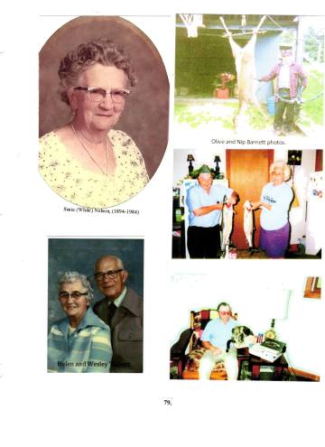 Citizens of Cabot, Book 2, Page 79: Barnett, Olive & Nip photos (3); Nelson, Susie (White); Talbert, Helen & Wesley